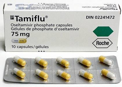 ยา Tamiflu ชนิดแคปซูล