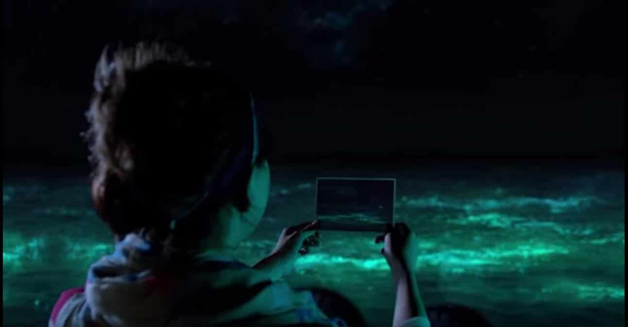 ทะเลเรืองแสง จากภาพยนตร์เรื่อง Timeline: จดหมาย-ความทรงจำ